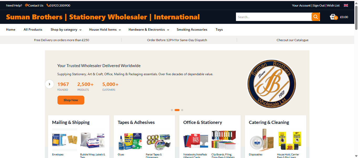 Suman Bros — B2B Digital Platform — Nuvonhub project